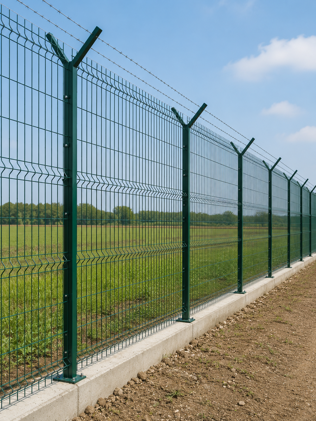 Wire Fencing Security Setup